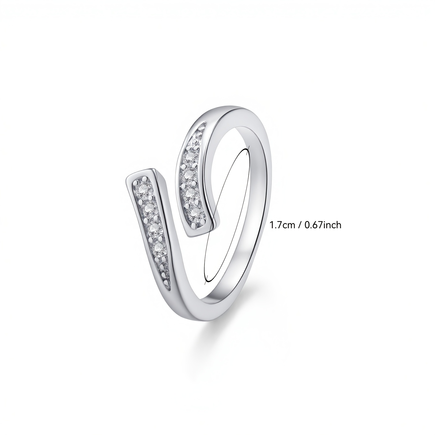 Geometric Line Band Ring for Women, Fashionable Design